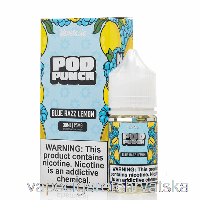 Vape Hrvatska Blue Razz Limun - Vapetasia Pod Punch Soli - 30ml 50mg